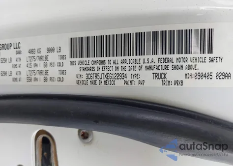 2014 Ram 2500 Slt z USA, uszkodzony, nr VIN 3C6TR5JTXEG122934